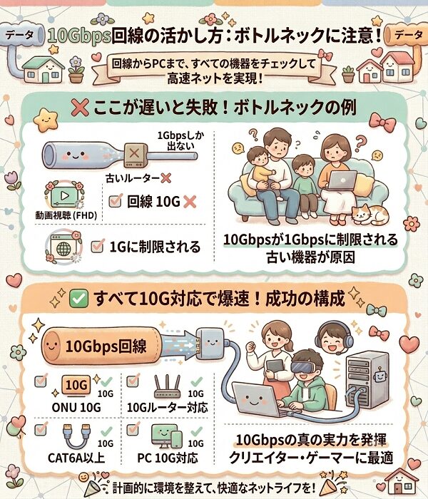 10Gbpsのボトルネック