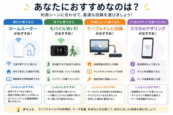 あなたにおすすめなのは?