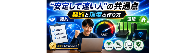 “安定して速い人”の共通点｜契約と環境の作り方