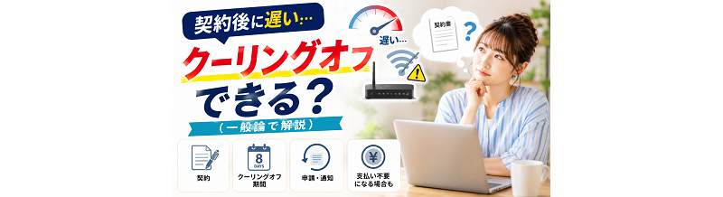 契約後に遅い…クーリングオフできる？（一般論で解説）