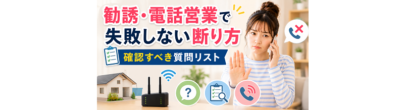 勧誘・電話営業で失敗しない断り方｜確認すべき質問リスト