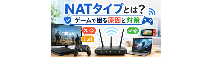 NATタイプとは？ゲームで困る原因と対策