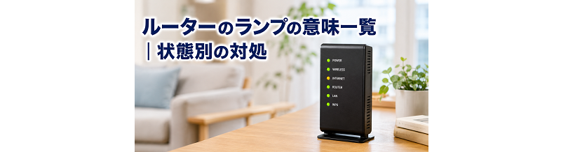 ルーターのランプの意味一覧｜状態別の対処