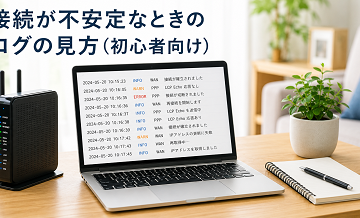 接続が不安定なときのログの見方（初心者向け）