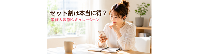 セット割は本当に得？家族人数別シミュレーション