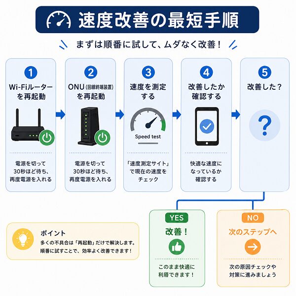 速度改善の順番