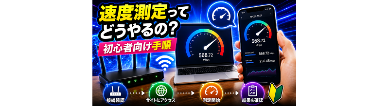 速度測定ってどうやるの？初心者向け手順