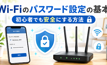 Wi-Fiのパスワード設定の基本｜初心者でも安全にする方法