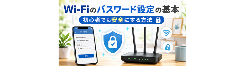 Wi-Fiのパスワード設定の基本｜初心者でも安全にする方法