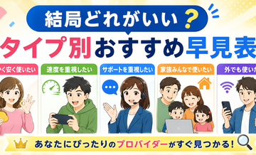 “結局どれがいい？”タイプ別おすすめ早見表