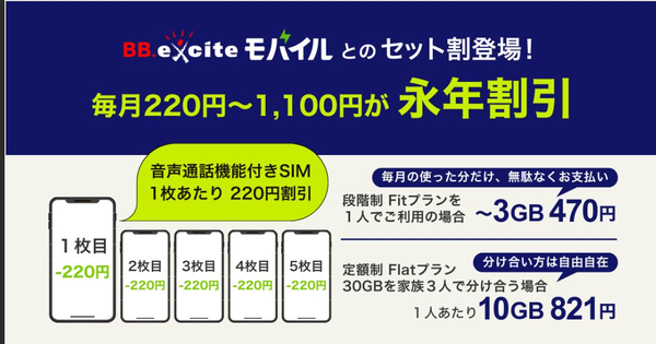 excite MEC光の初期費用・工事費